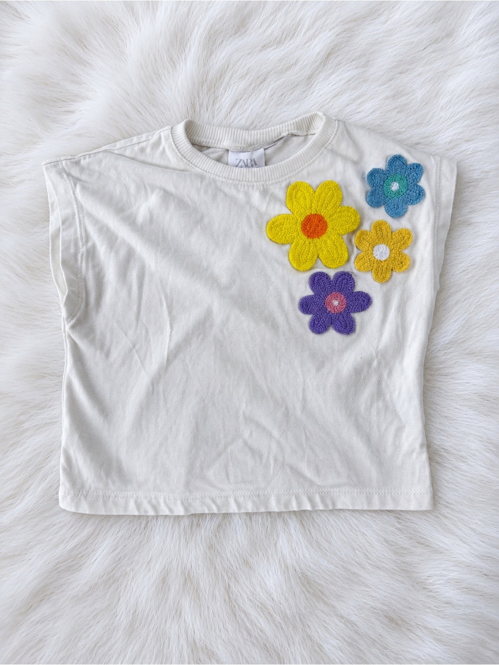 Zara Girls Floral Top 18m